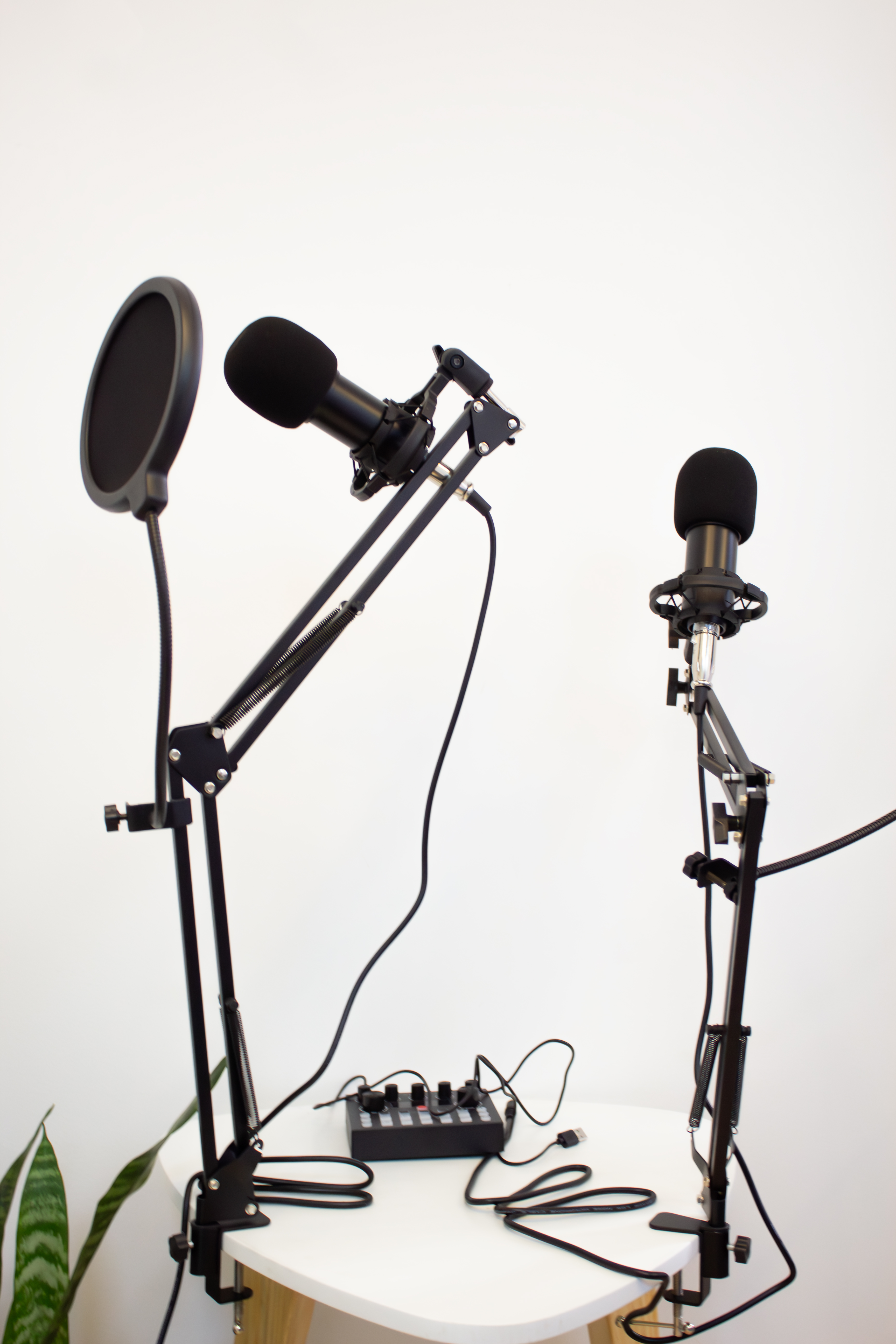 Podcast booth en CoRa Lab